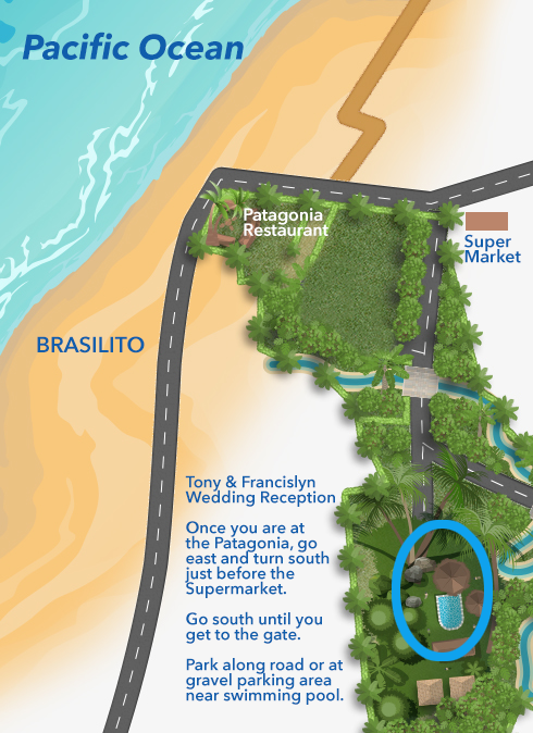 Ceremony location map